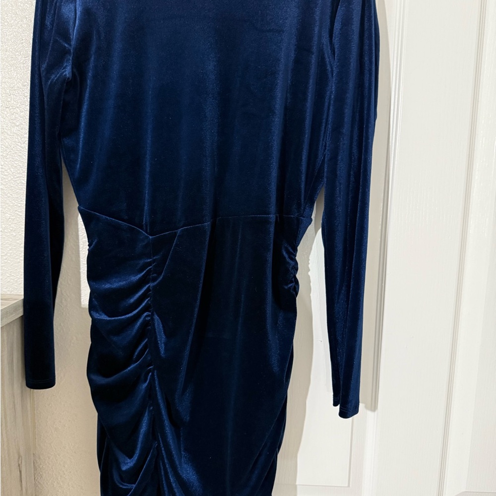 Windsor Midnight Blue Long Sleeve Dress